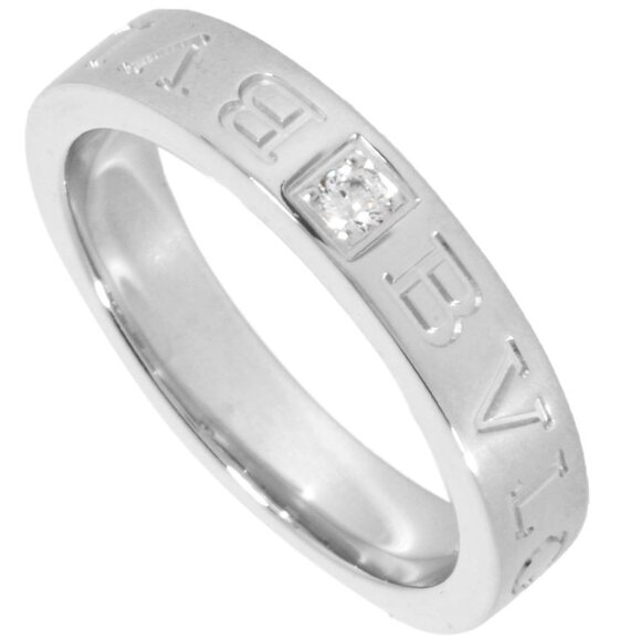 BVLGARI 18k White Gold Diamond Ring - Picture 1 of 7